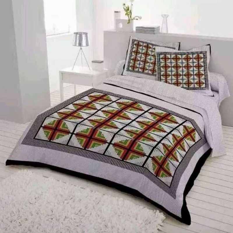 Premium Quality Panel Cotton Bed Sheets PP-016