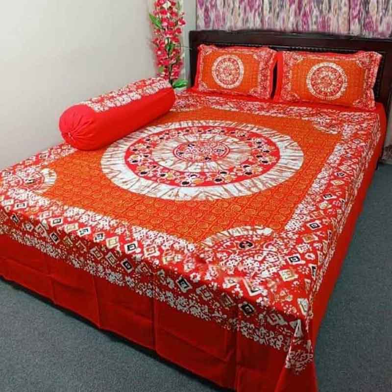 Premium Quality Panel Cotton Bed Sheets PP-045