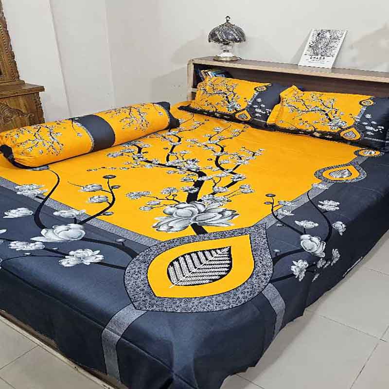 Premium Quality Panel Cotton Bed Sheets PP-088