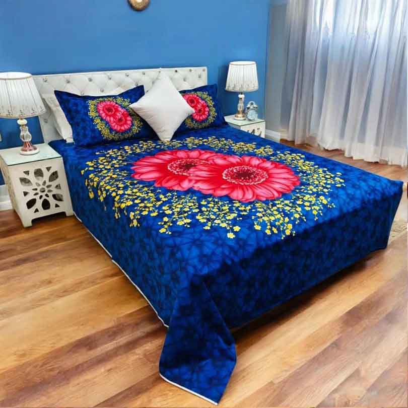 Premium Quality Panel Cotton Bed Sheets PP-098