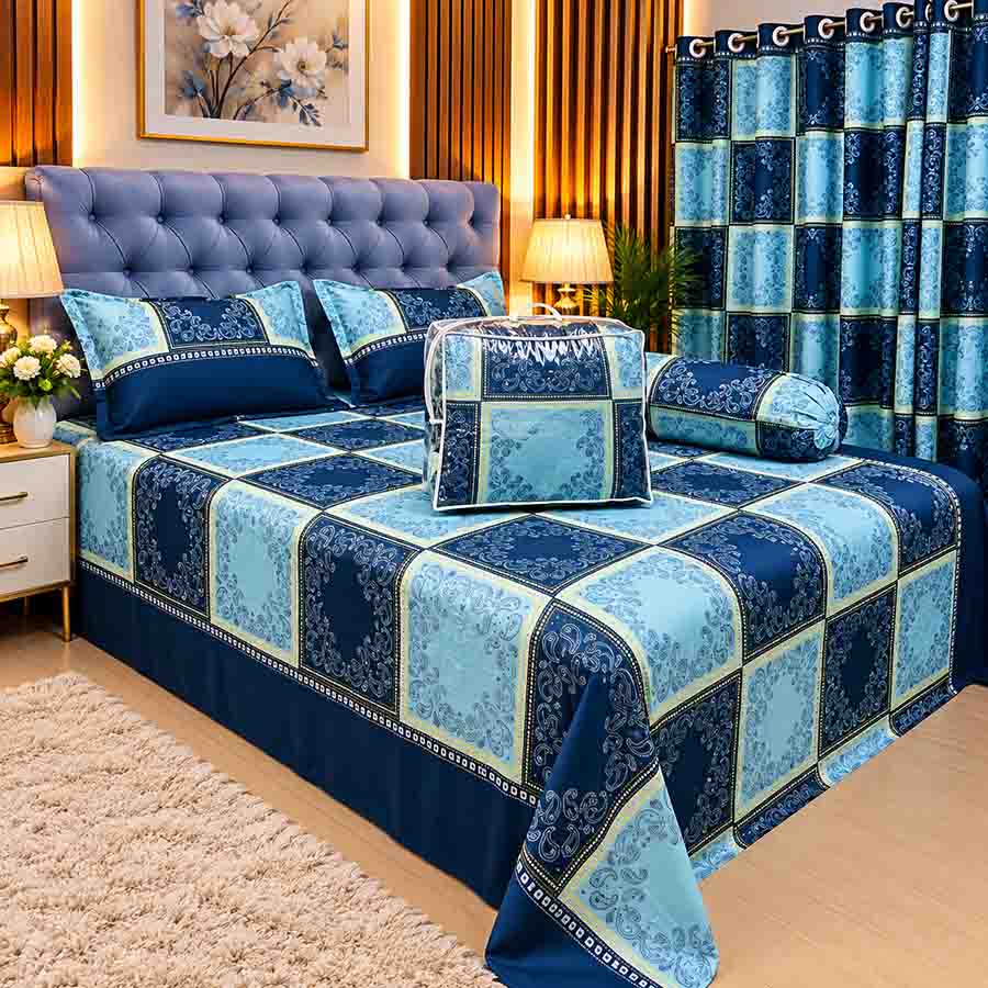 Premium Quality Twill Cotton Comforter 5 Pcs Set PC-004
