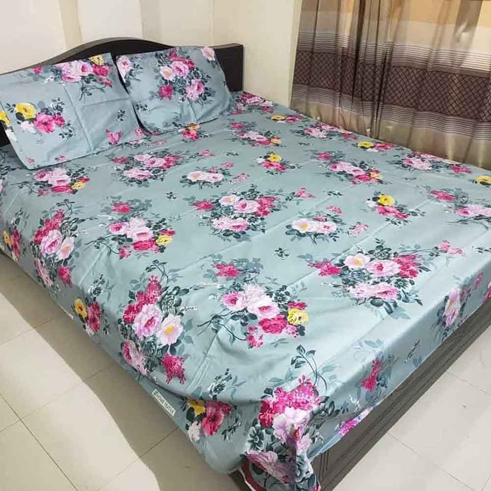 Premium Quality Twill Bed Sheet Set King Size PT-045