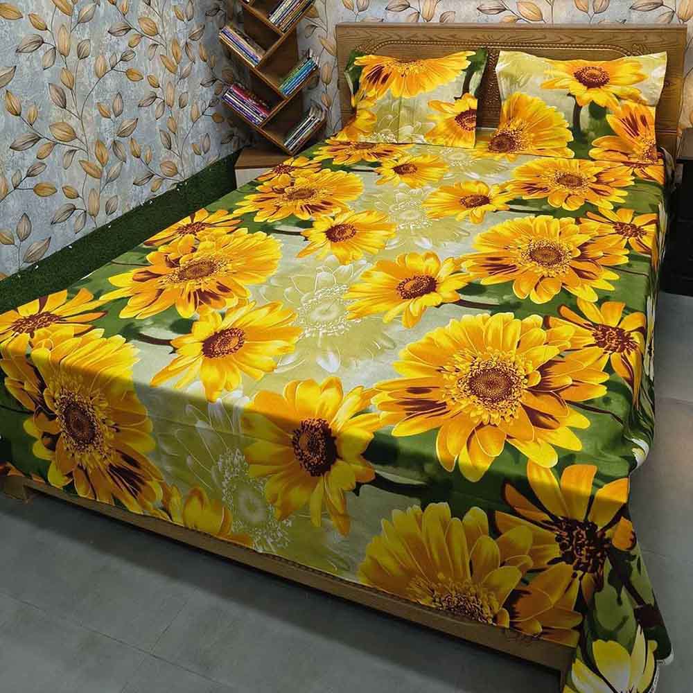 Premium Quality Twill Bed Sheet Set King Size PT-048