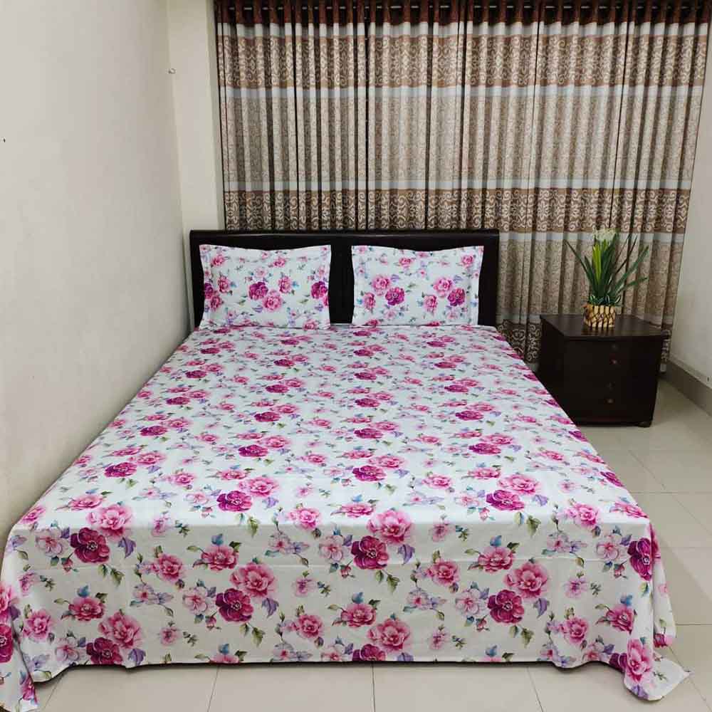 Premium Quality Twill Bed Sheet Set King Size PT-021