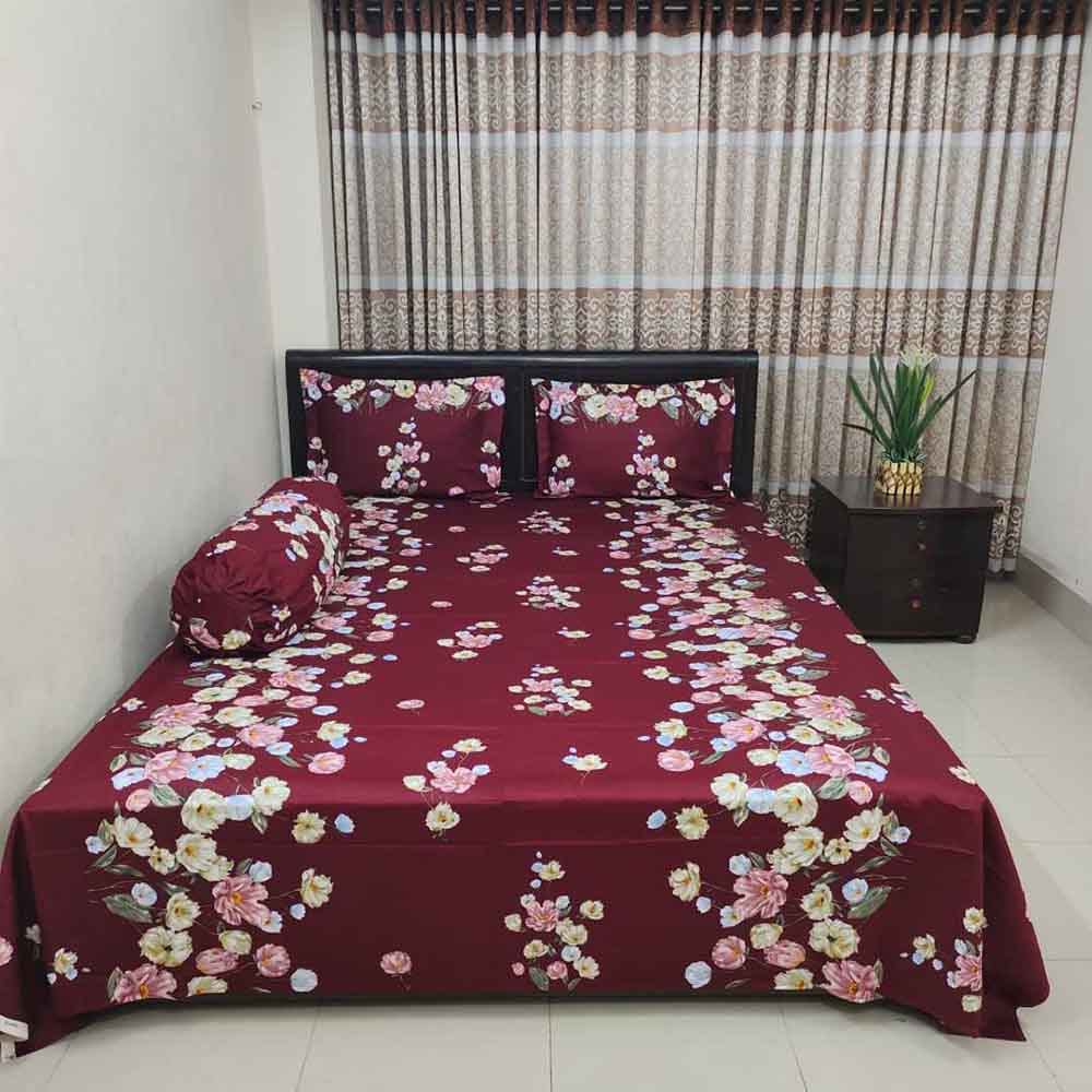 Premium Quality Twill Bed Sheet Set King Size PT-022