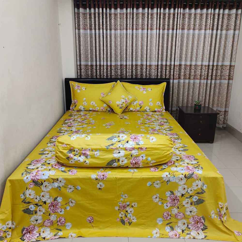 Premium Quality Twill Bed Sheet Set King Size PT-028