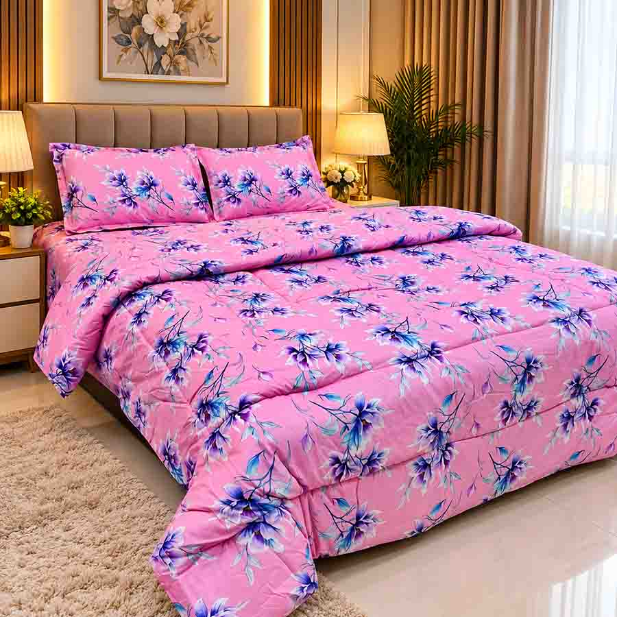 Premium Quality Twill Cotton Comforter 5 Pcs Set PC-005