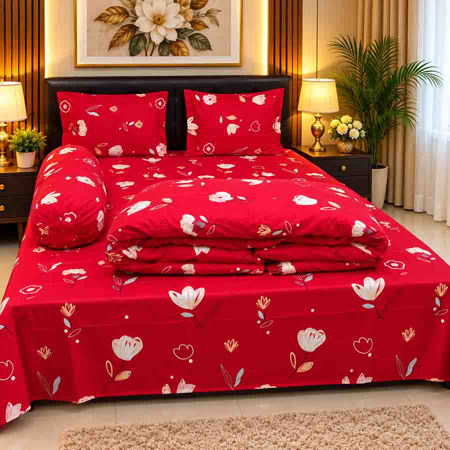Premium Quality Twill Cotton Comforter 5 Pcs Set PC-020