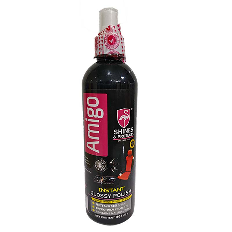 Amigo Instant Glossy Polish 365ml – Ultimate Gloss & Protection