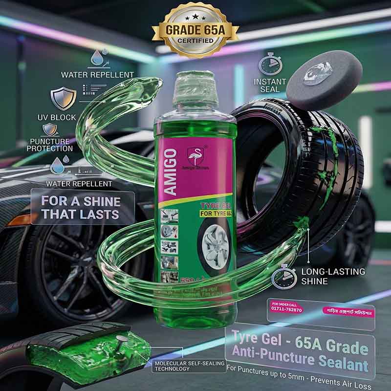 Amigo Tyre Gel – Grade 65A (Anti-Puncture Sealant)