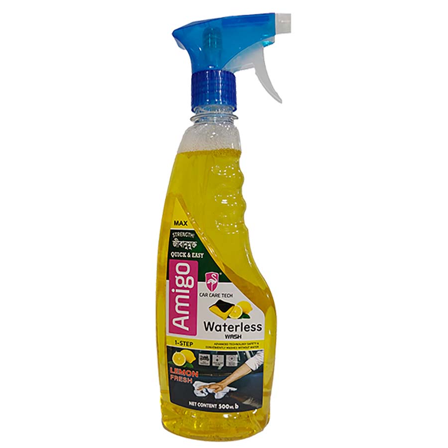 Amigo Waterless Wash 500ml – Quick & Easy Car Cleaning Without Water
