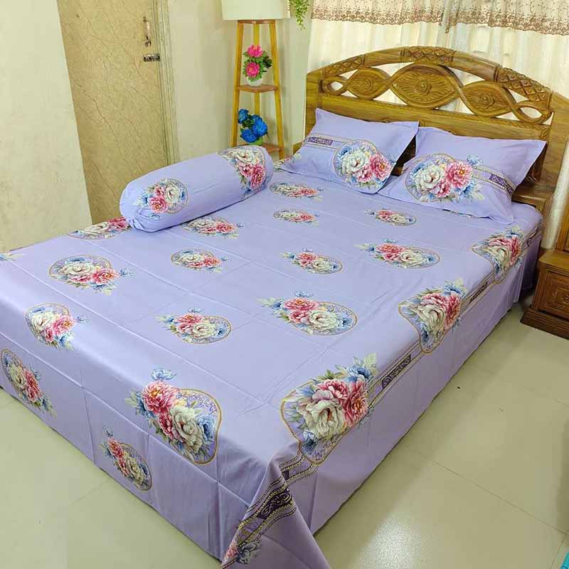 Super Exclusive Premium Quality Twill Bed Sheet Set King Size SE-015