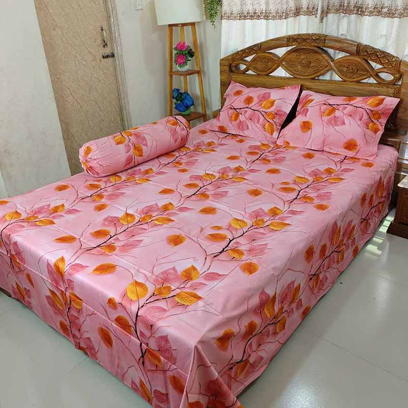 Super Exclusive Premium Quality Twill Bed Sheet Set King Size SE-017