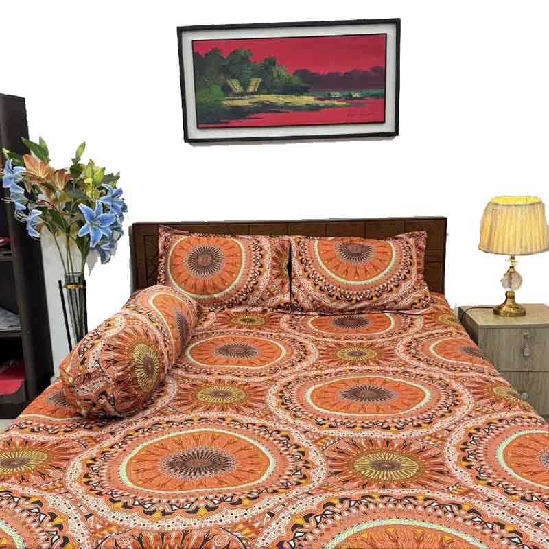 Super Exclusive Premium Quality Twill Bed Sheet Set King Size SE-026