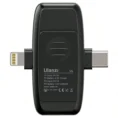 Ulanzi V6 3-in-1 Wireless Lavalier Microphone for iPhone, Android, Tablet & Camera