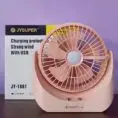 JYSUPER JY-1881 Portable USB Mini Fan with LED Light